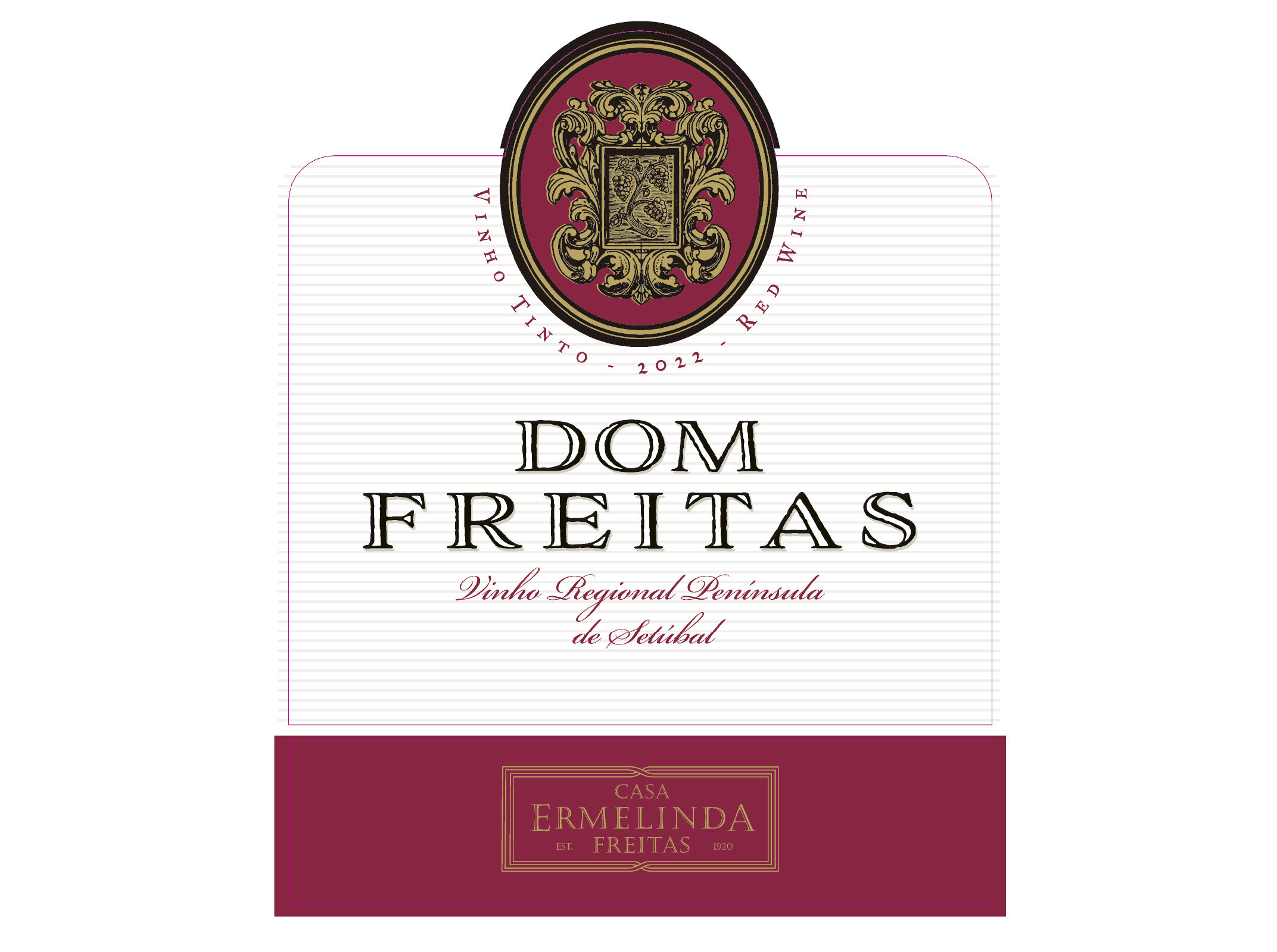 VINHO TINTO DOM FREITAS SET&Uacute;BAL 0.75L image number 1