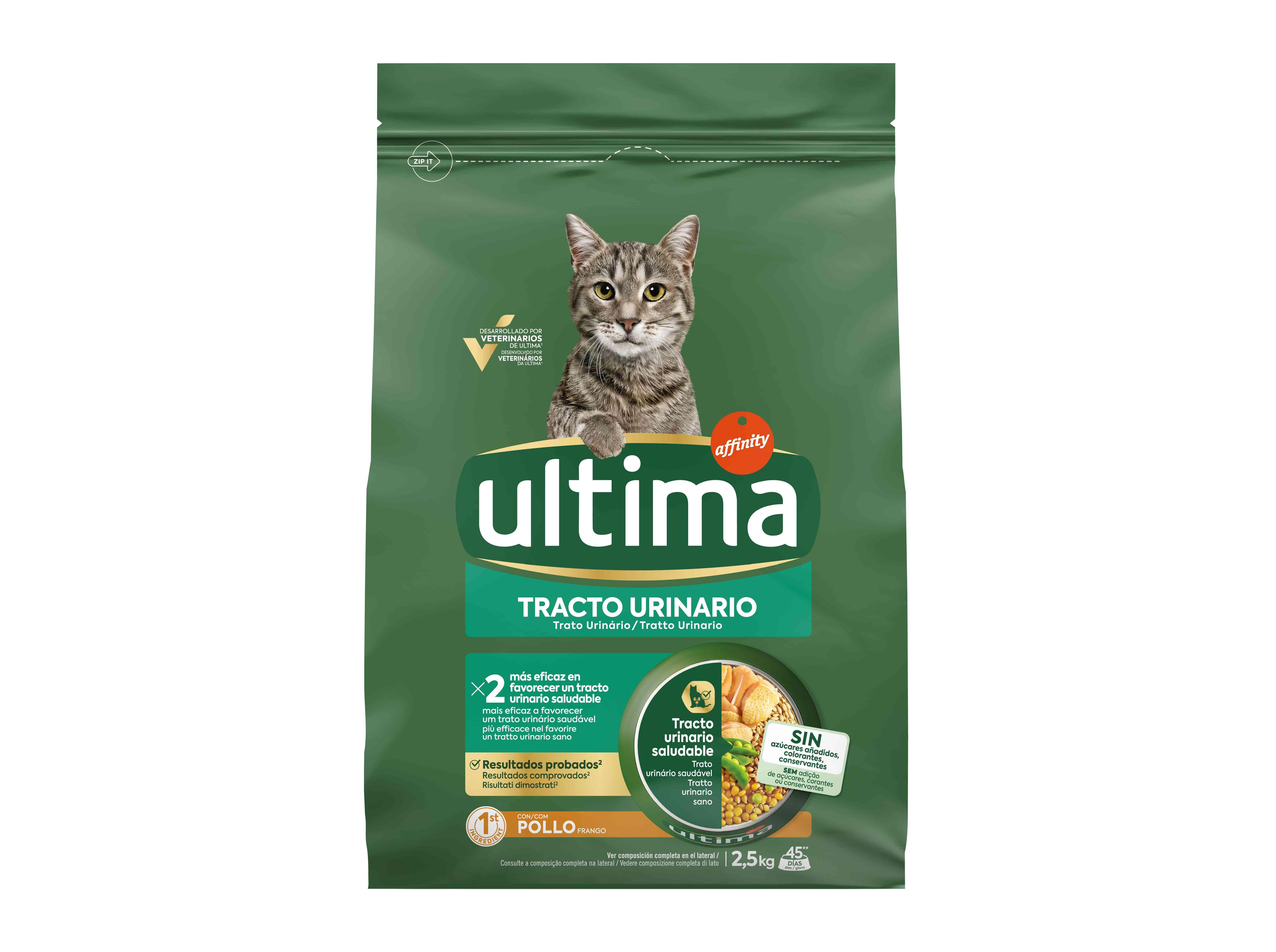RA&Ccedil;&Atilde;O PARA GATO ULTIMA TRATO URIN&Aacute;RIO 2.5KG image number 0