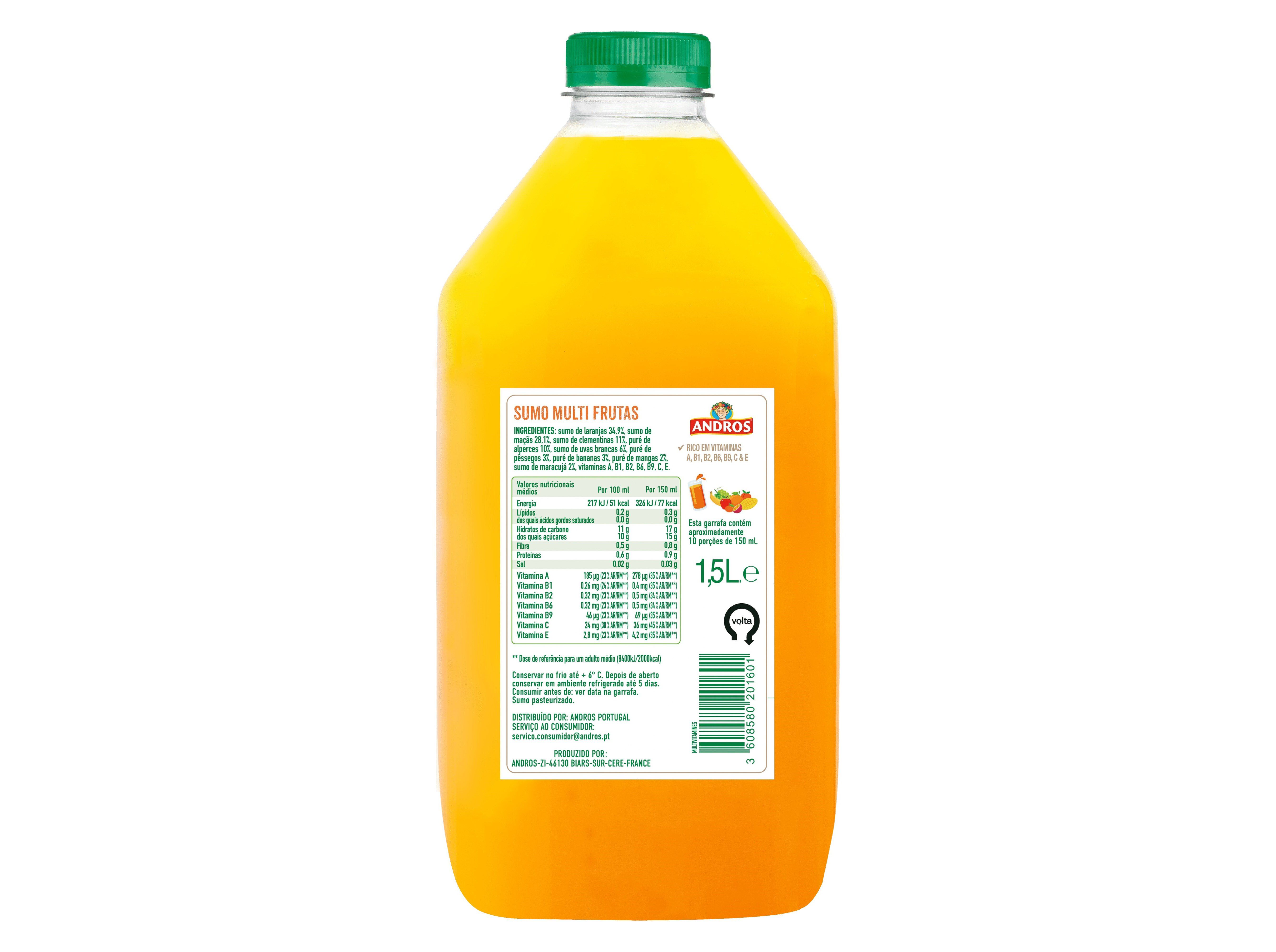 SUMO ANDROS MULTIVITAMINAS 1.5L (SDR) image number 1