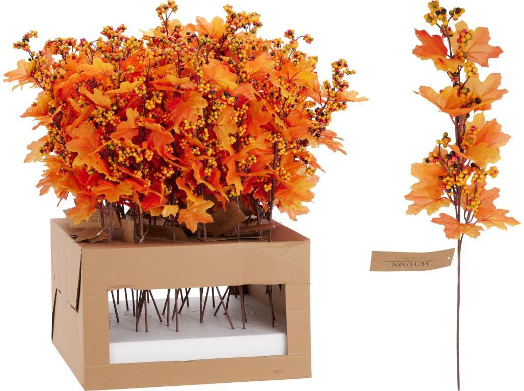 FLOR ARTIFICIAL LARANJA 180X75X600MM image number 1