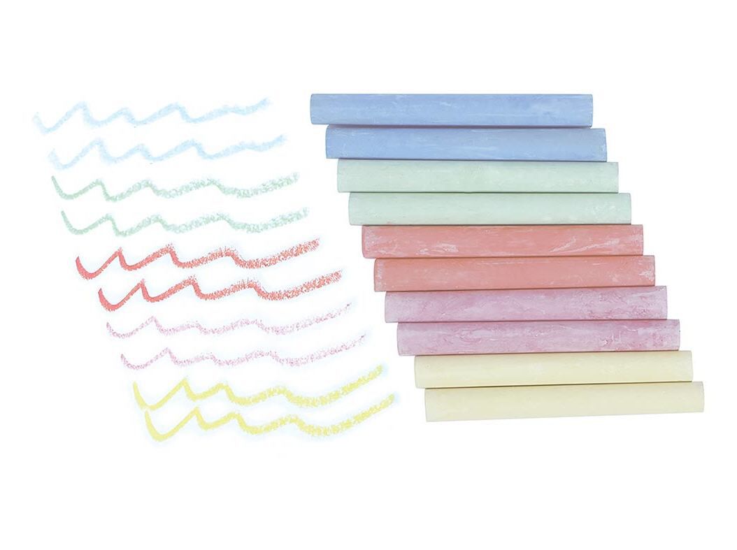 CONJUNTO DE 10 PAUS DE GIZ AUCHAN CORES SORTIDAS image number 2