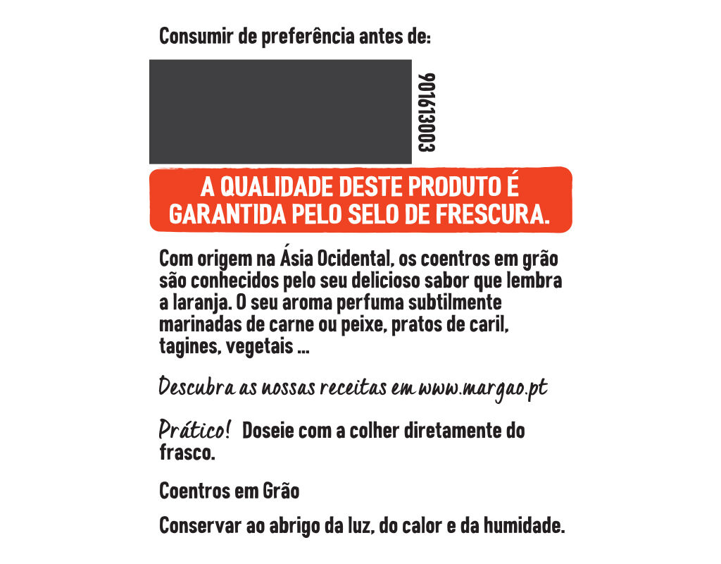 COENTROS MARG&Atilde;O EM GR&Atilde;O 22 G image number 1