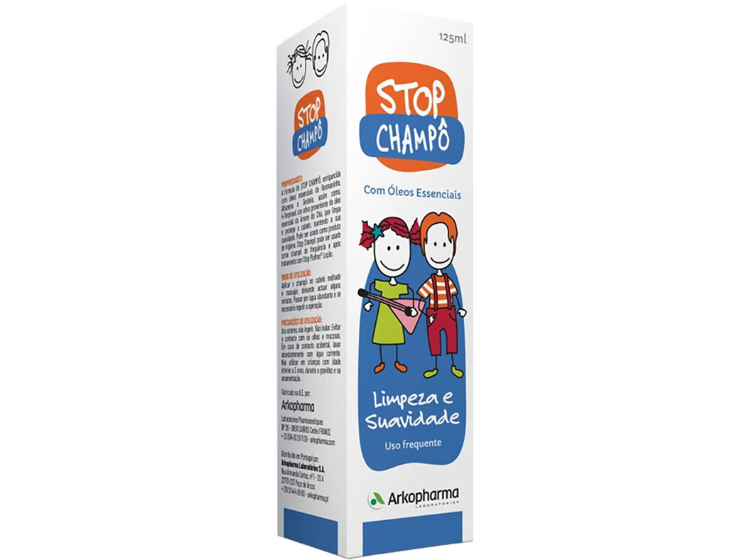 CHAMP&Ocirc; STOP PIOLHOS COM OLEOS ESSENCIAS 125ML