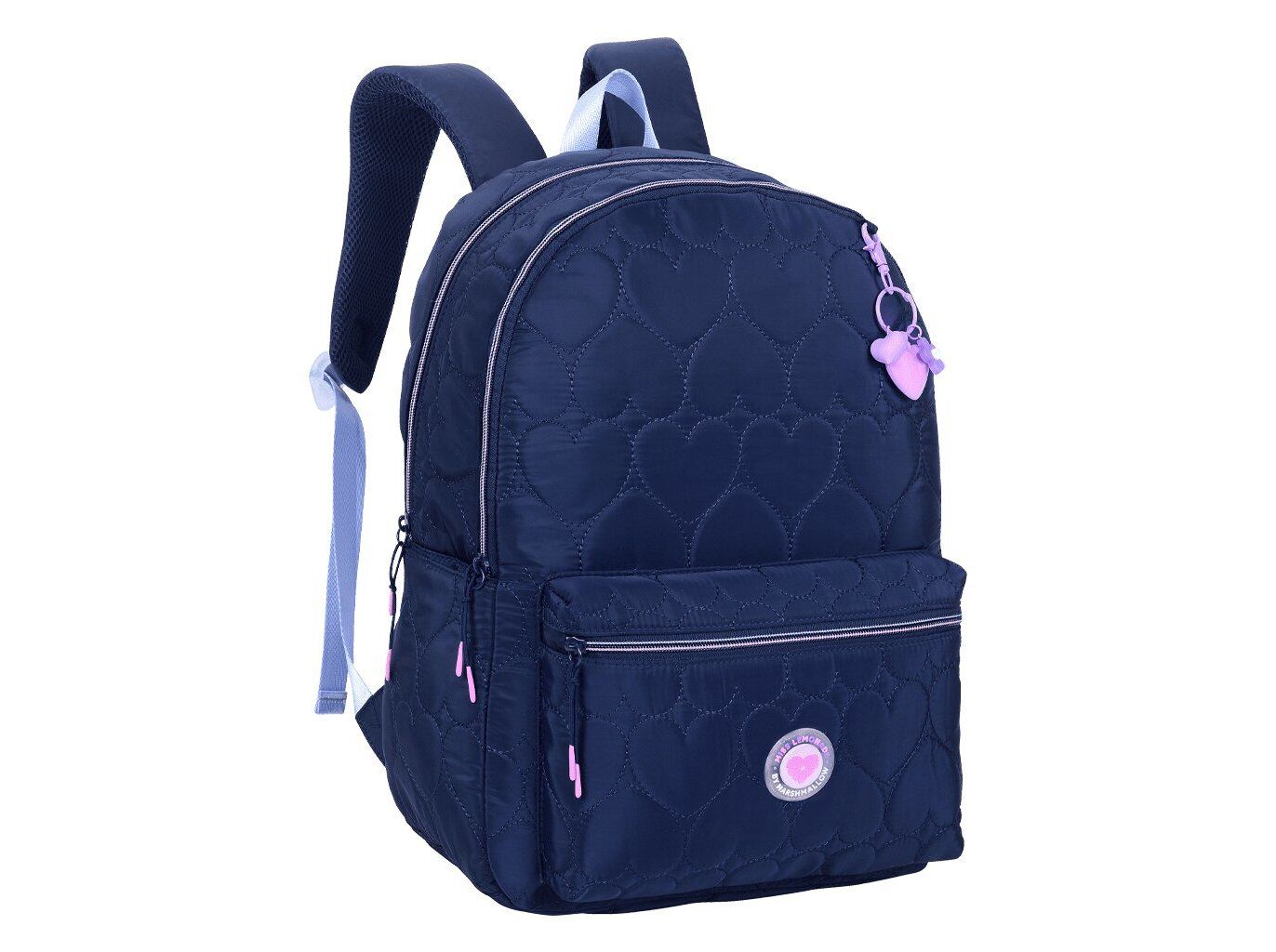 MOCHILA MARSHMALLOW HEARTSY AZUL 16X33X43CM image number 1