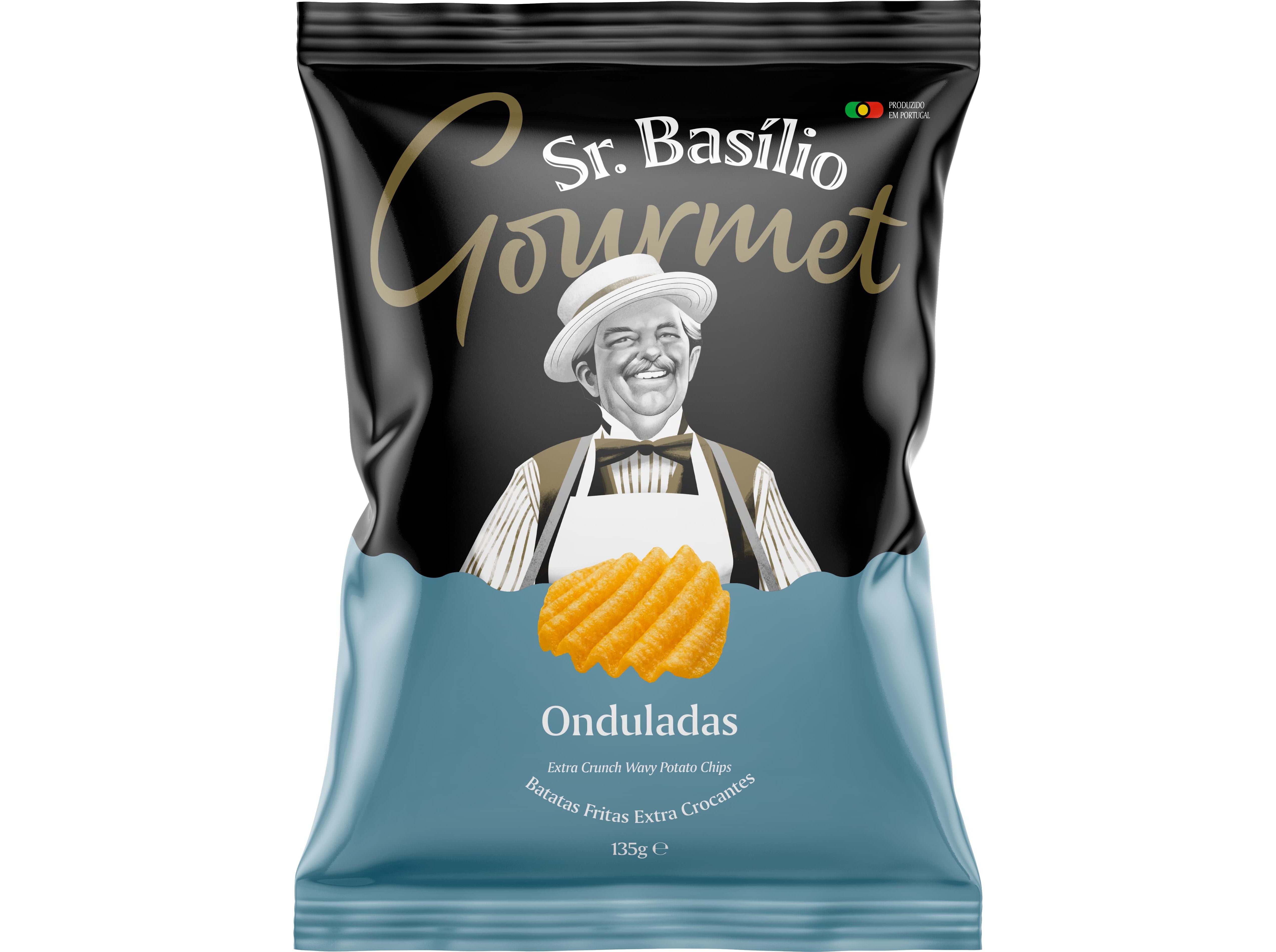 BATATAS SR.BAS&Iacute;LIO FRITAS ONDULADAS EXTRA LARGAS 135G image number 0