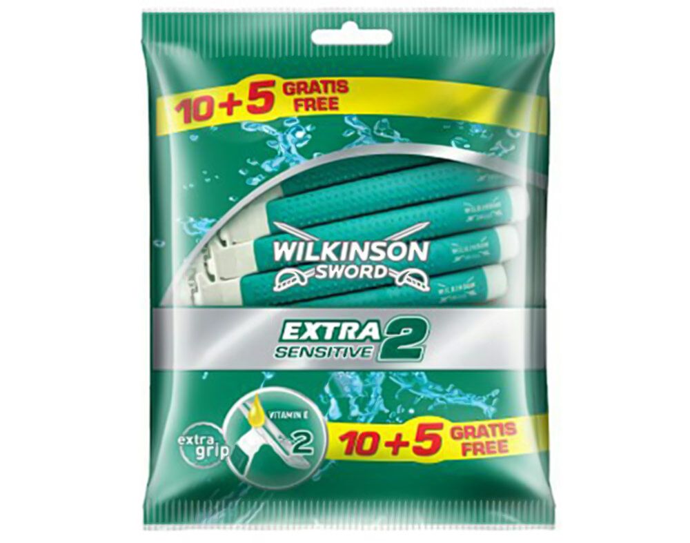 M&aacute;quina Descart&aacute;vel Extra II Sensitive 10+5 un