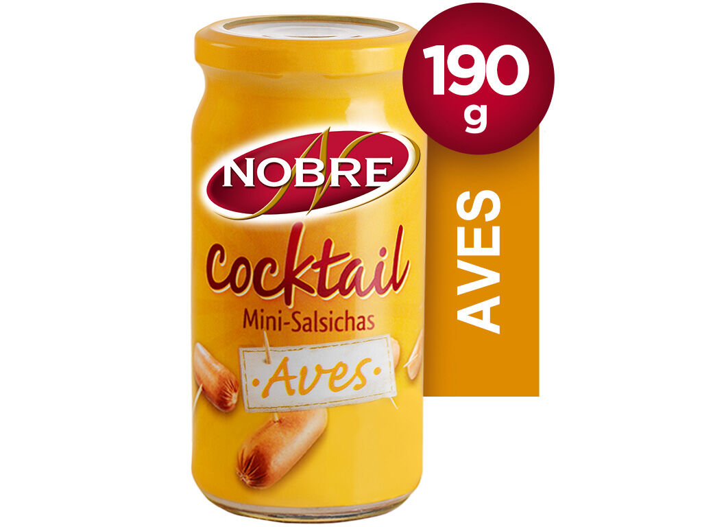 SALSICHAS AVES NOBRE COCKTAIL FRASCO 360(190)G image number 2
