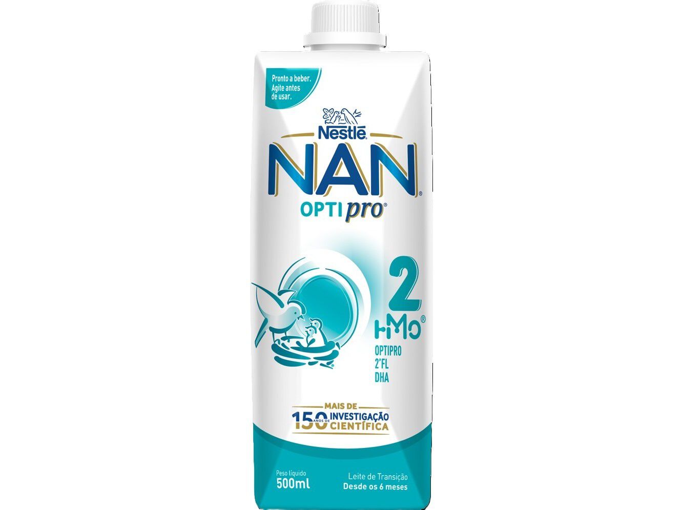 LEITE NAN 2 PRONTO A BEBER 500ML