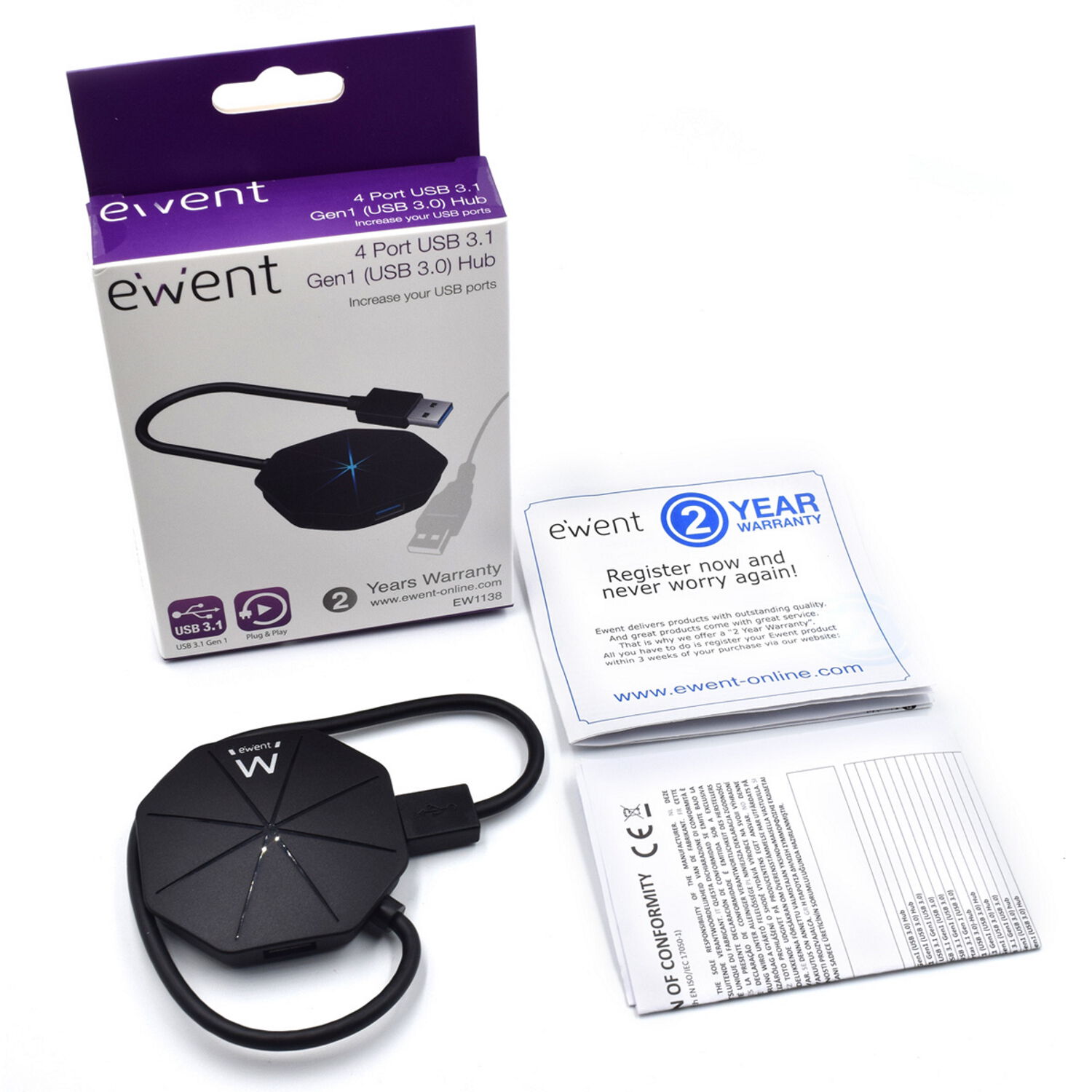 HUB EWENT EW1138 4 PORTAS 3.1 image number 2