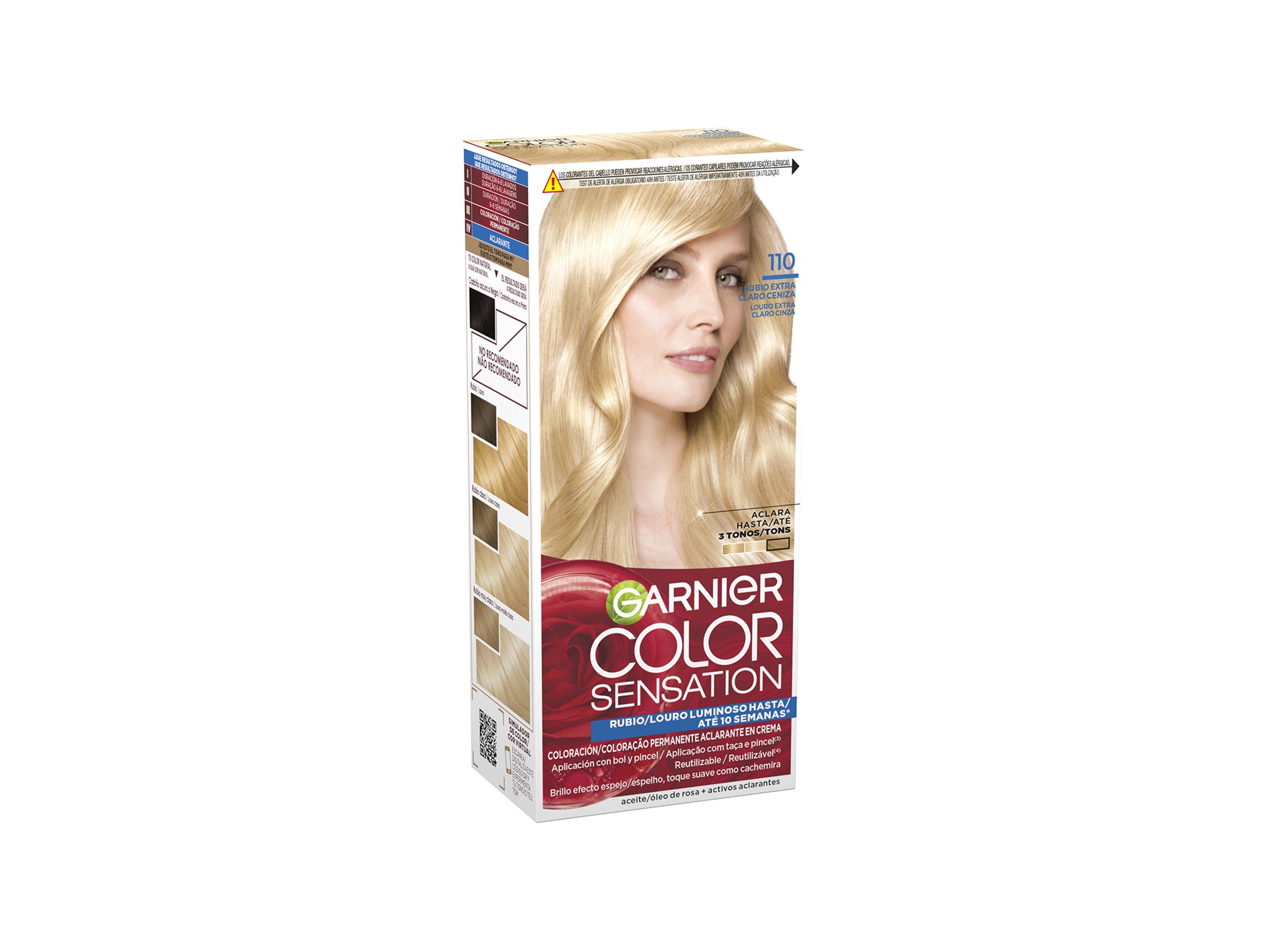 COLORA&Ccedil;&Atilde;O COLOR SENSATION 110 LOURO EXTRA CLARO CINZA