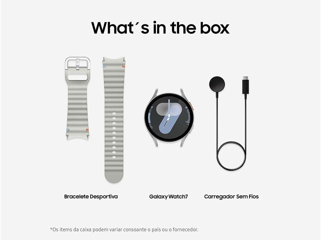 SMARTWATCH SAMSUNG WATCH7 44MM PRATEADO BT image number 5