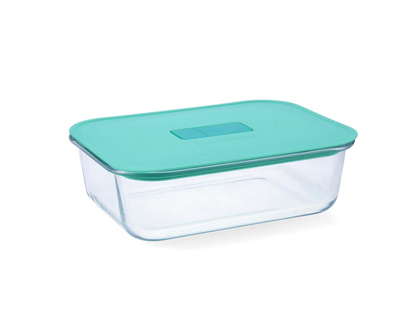 CAIXA HERM&Eacute;TICA LUMINARC TRANSPARENTE COM TAMPA VERDE 150CL