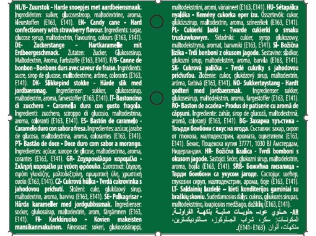 BENGALA CANDY CANE COM LA&Ccedil;O 80 GR image number 2