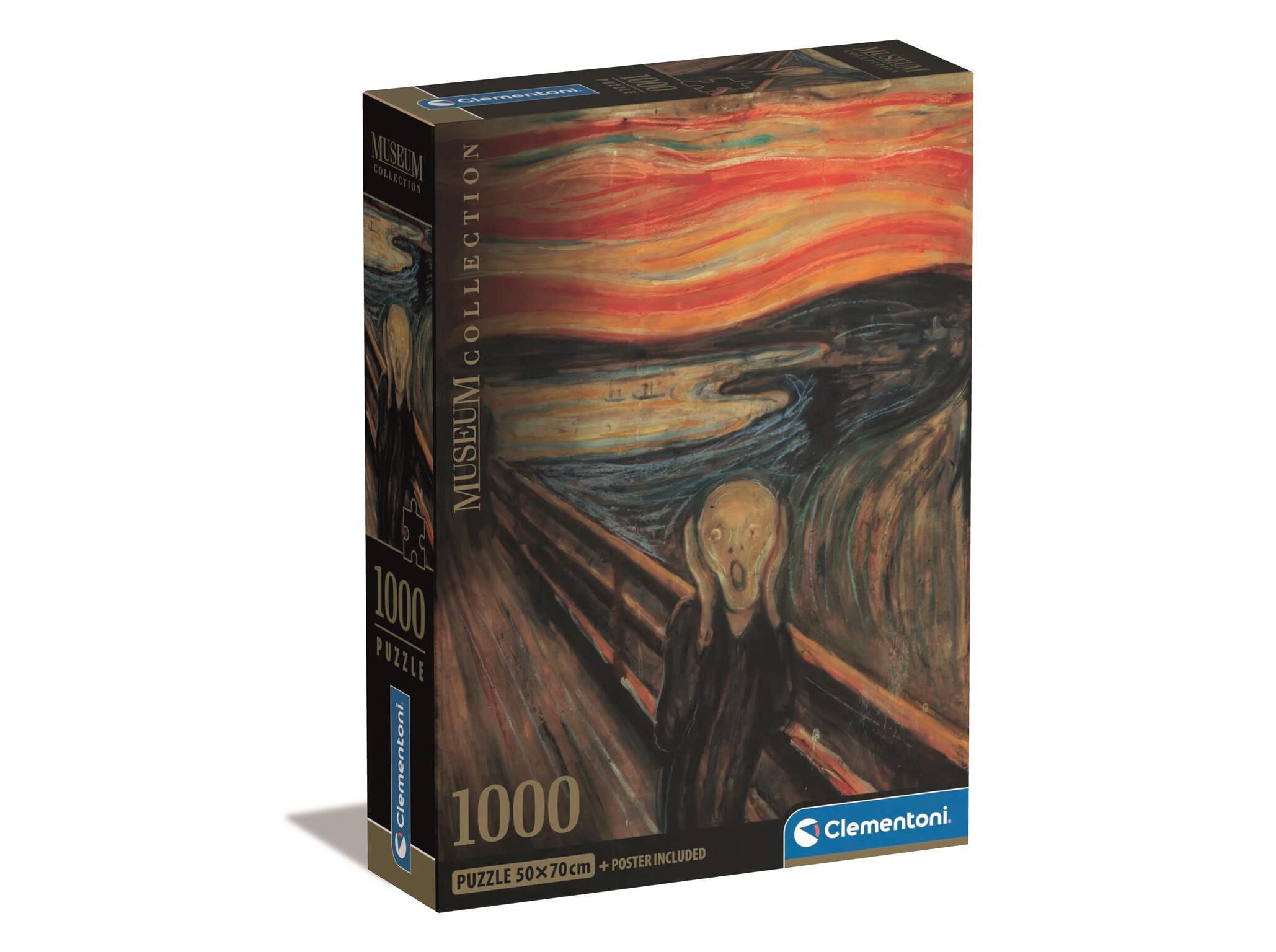 PUZZLE MUSEUM CLEMENTONI MUNCH O GRITO 1000 PE&Ccedil;AS image number 0