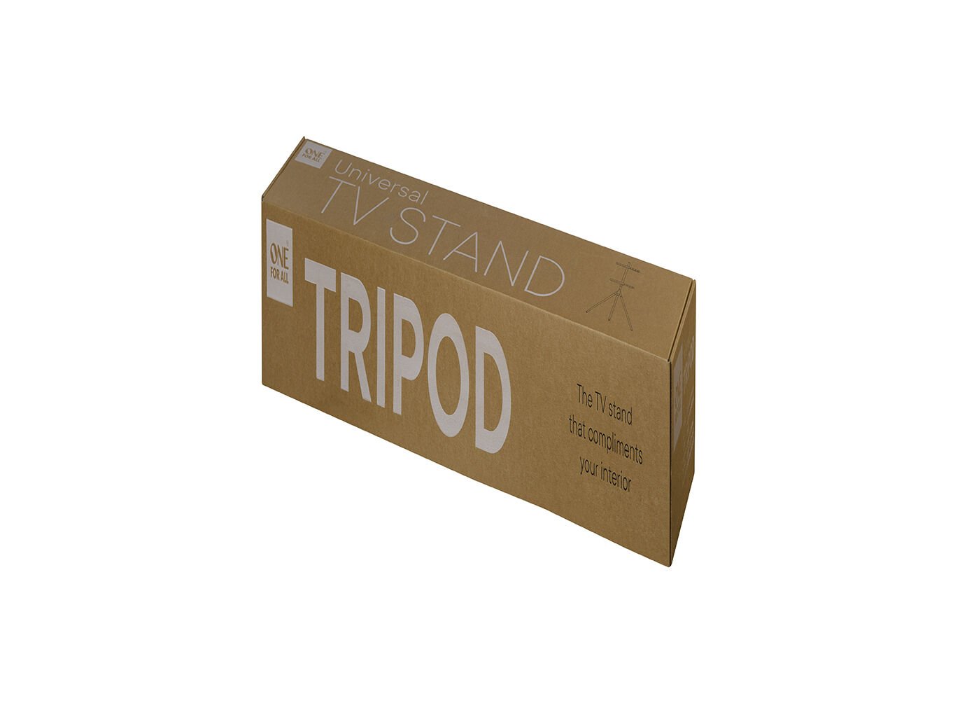 SUPORTE TV DE CH&Atilde;O ONE FOR ALL WM7471 WALNUT&GUNMETAL 32"-65" image number 1