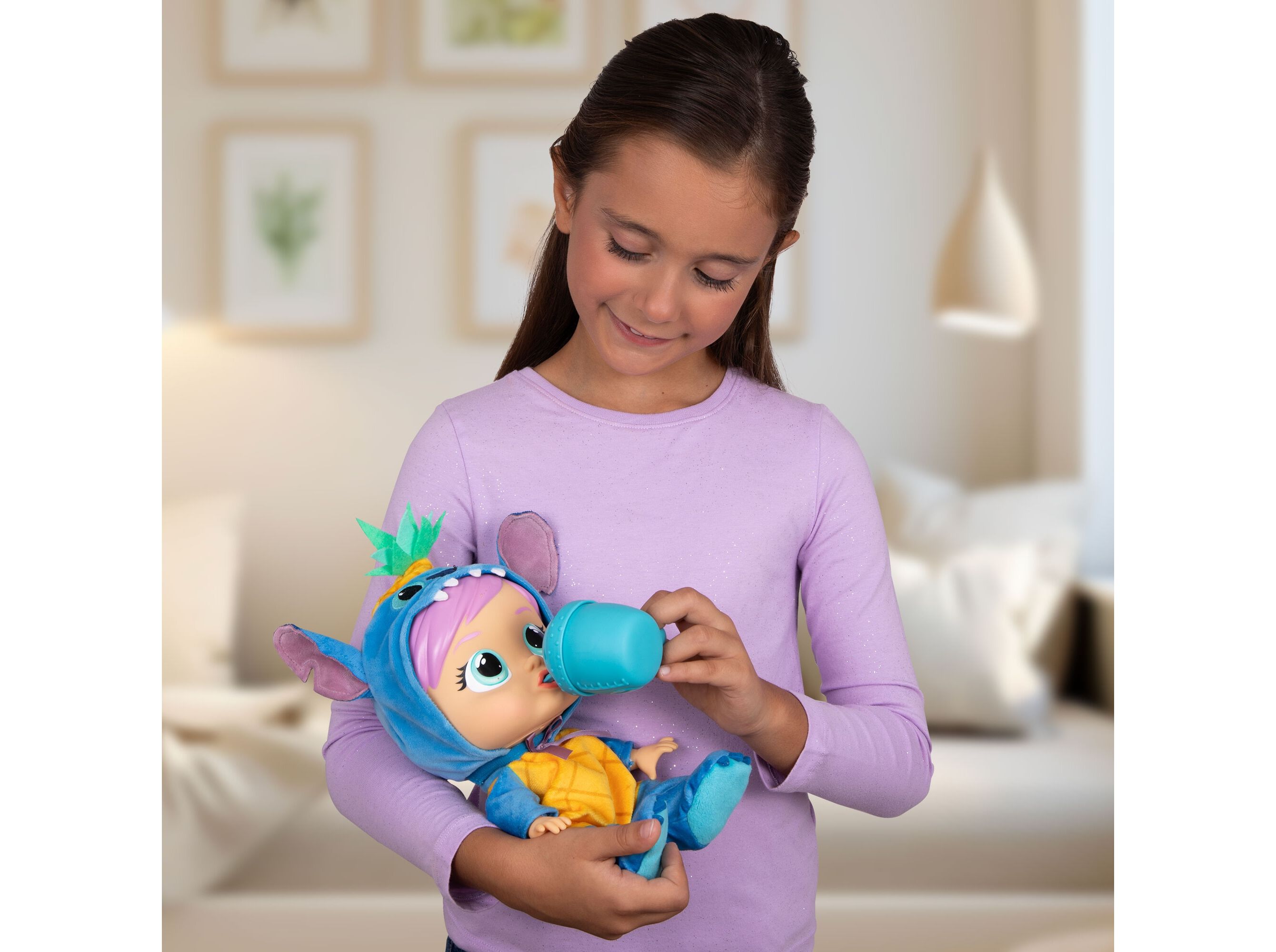 BEB&Eacute; CHOR&Atilde;O CRY BABIES LOVING CARE STITCH image number 4