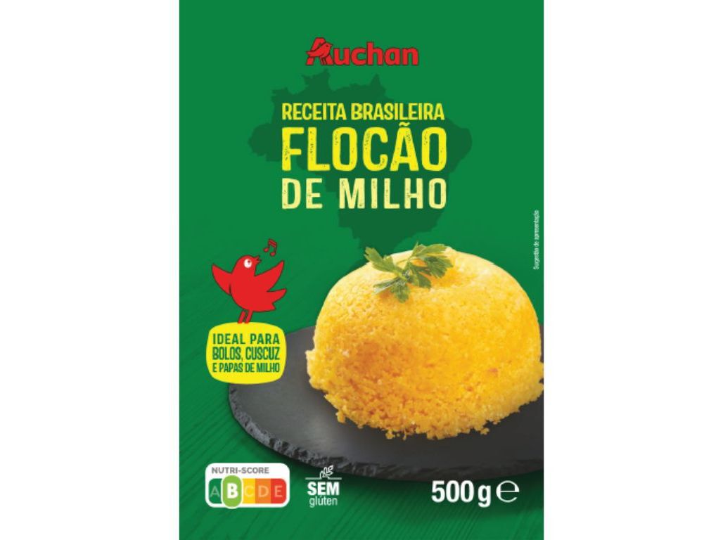 FARINHA AUCHAN FLOC&Atilde;O DE MILHO 500G image number 0