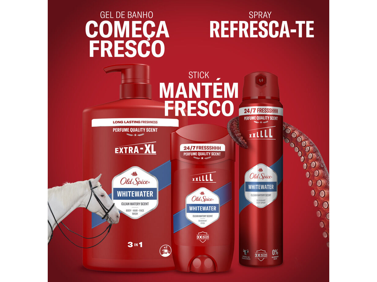GEL DE BANHO OLD SPICE WHITEWATER 800ML image number 4