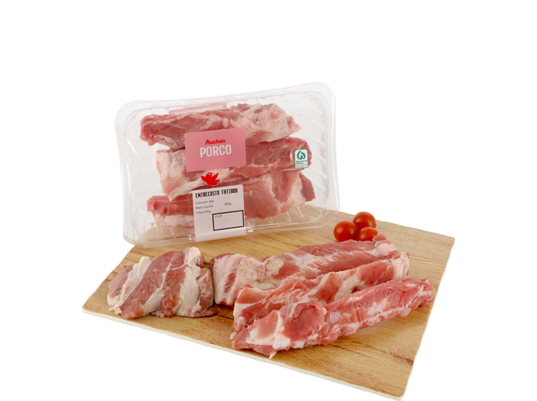 ENTRECOSTO DE PORCO FATIADO AUCHAN KG image number 0