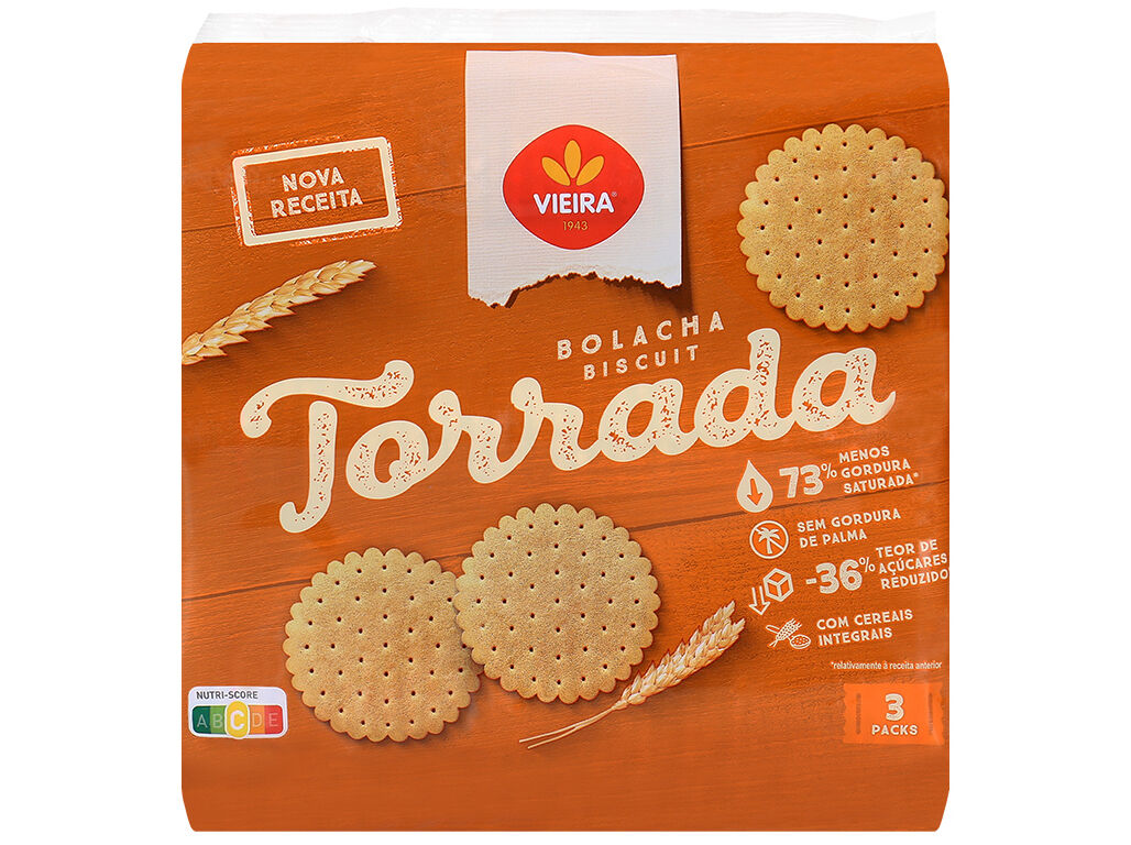 BOLACHA VIEIRA DE CASTRO TORRADA 600G image number 0