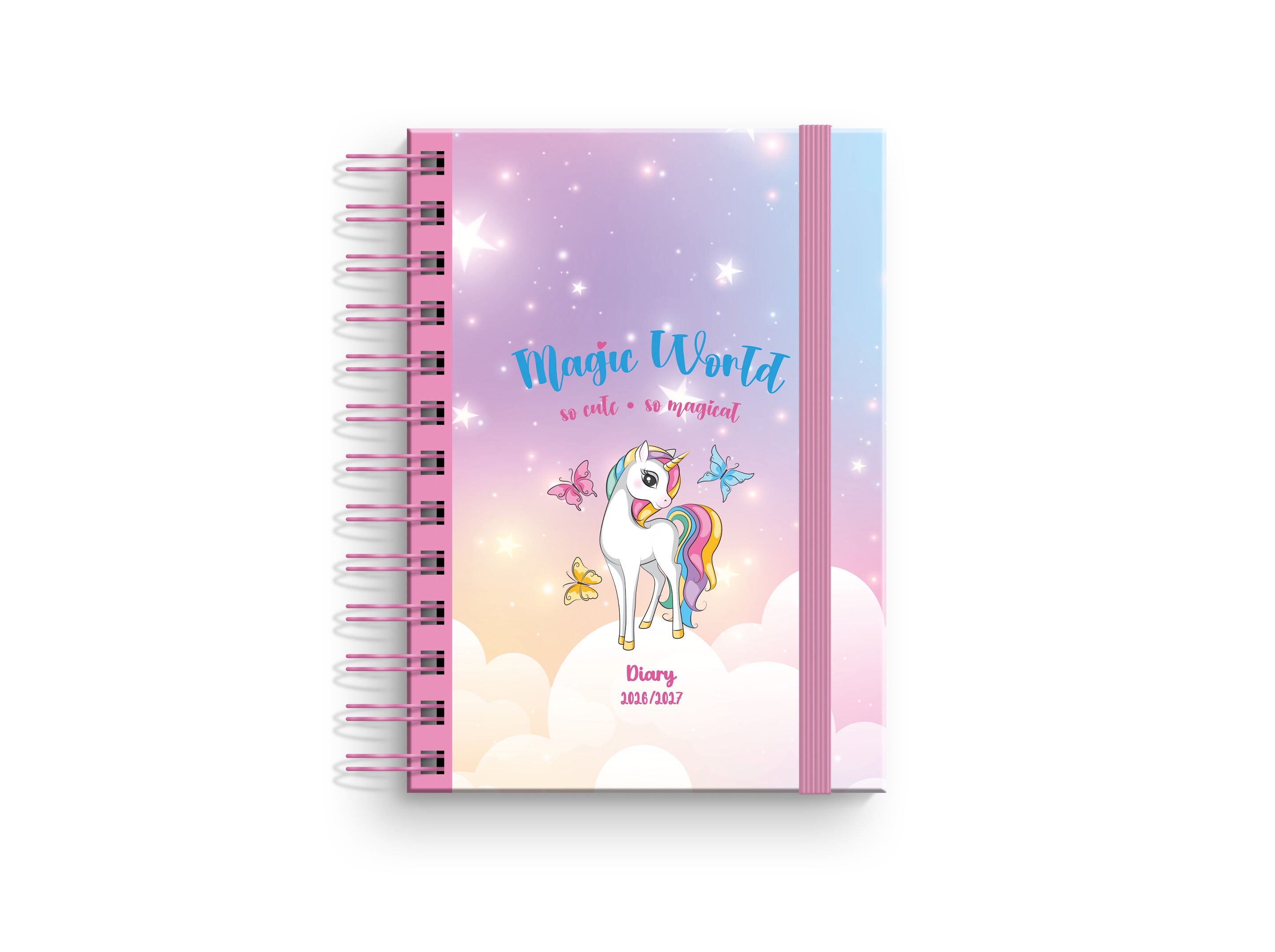 AGENDA ESCOLAR DI&Aacute;RIA A6 AMBAR MAGIC WORLD