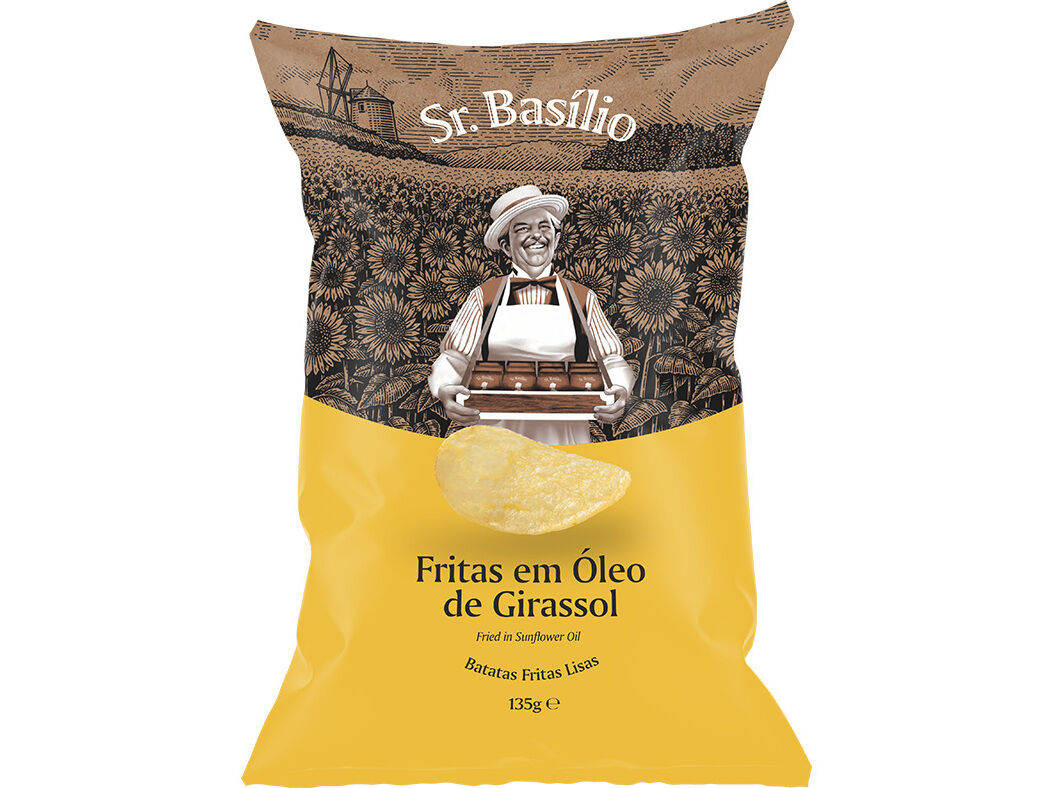 BATATAS SR.BAS&Iacute;LIO FRITAS LISAS 135G