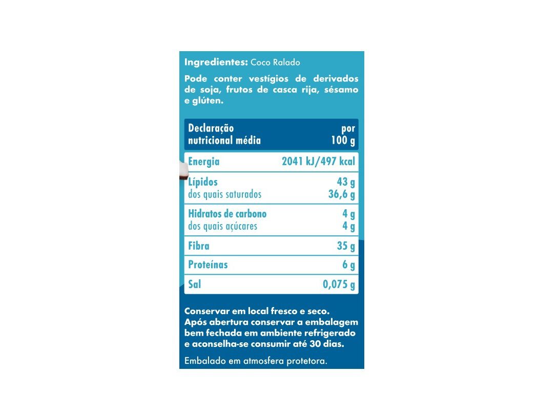 COCO RALADO SALUTEM 150 G image number 1