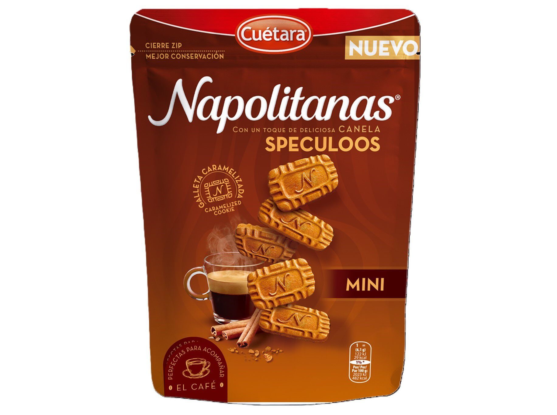 BOLACHAS CU&Eacute;TARA NAPOLITANA SPECULOOS 150G image number 0