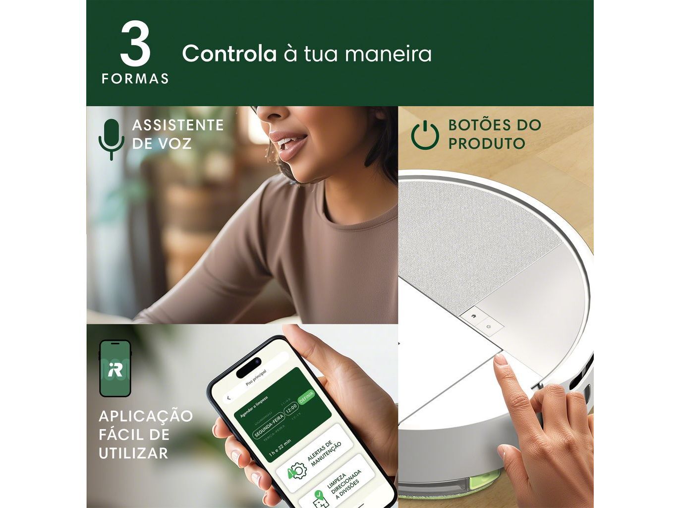 ASPIRADOR ROBOT IROBOT IRL121240 COMBO BRANCO 205 image number 8