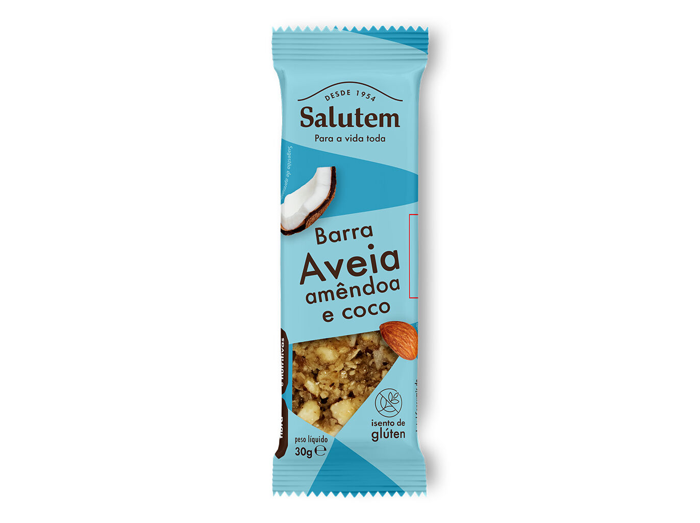 BARRA SALUTEM AVEIA AMENDOA E COCO 30G image number 0
