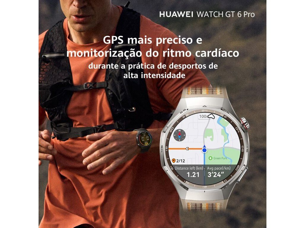 SMARTWATCH HUAWEI GT6 PRO BLACK 46MM image number 2