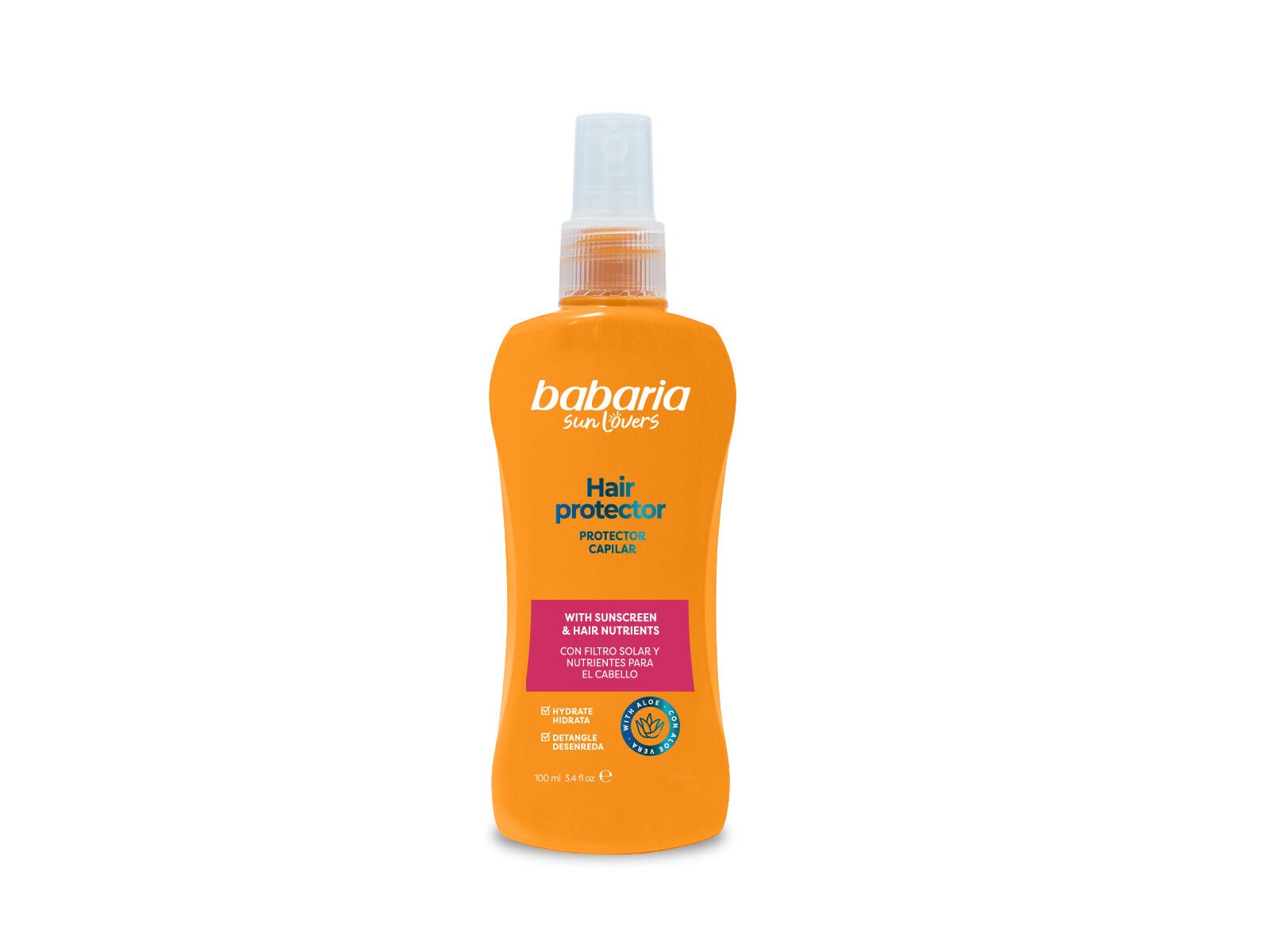 PROTETOR SOLAR CAPILAR BABARIA ALOE 100ML