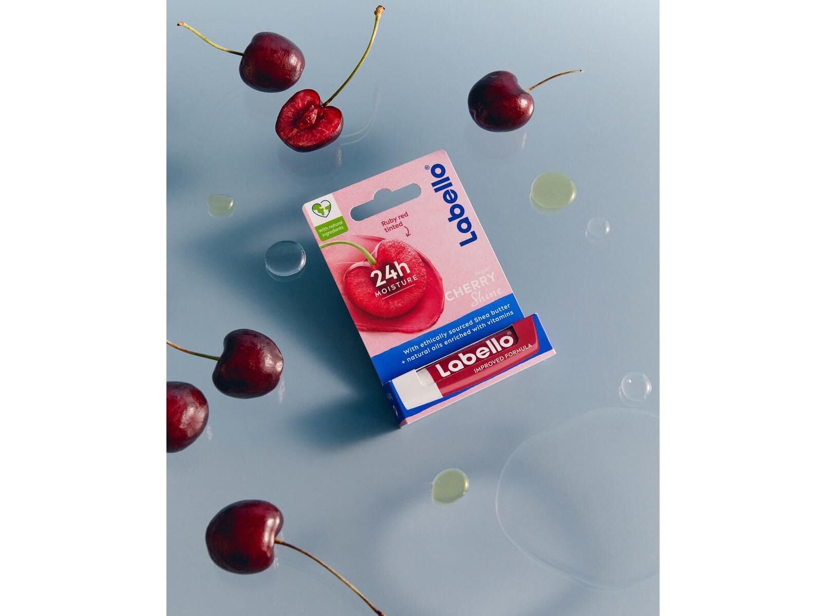 BATOM CUIDADO DOS L&Aacute;BIOS FRUTADO CHERRY SHINE LABELLO 1 UN image number 2