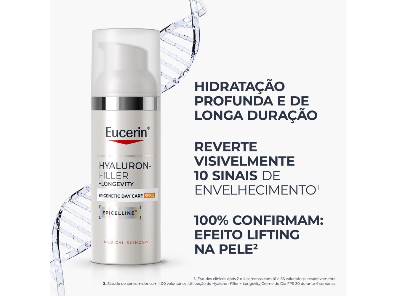 CREME EUCERIN HYALURON FILLER LONGEVITY EPIGENETIC SPF30 50ML image number 3