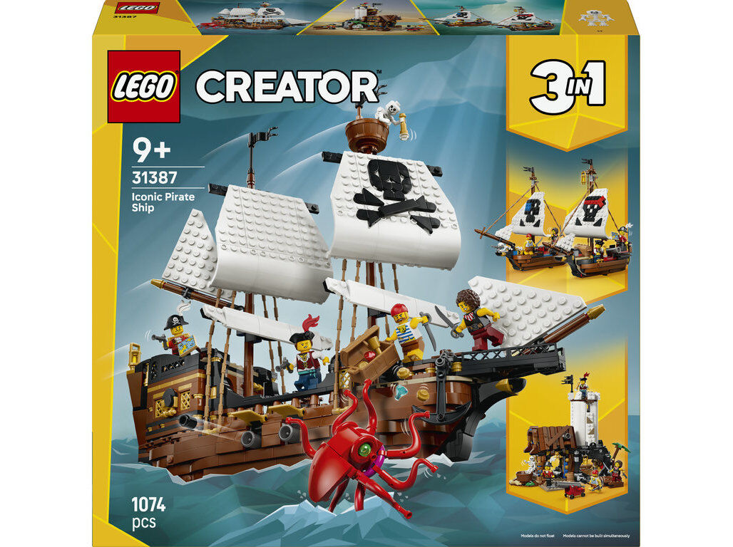 BARCO PIRATA IC&Ocirc;NICO LEGO LEGO CREATOR 31387