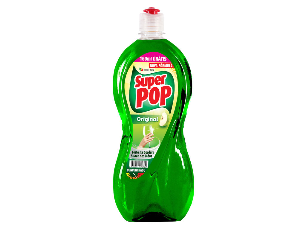 DETERGENTE DE LOI&Ccedil;A MA&Ccedil;A SUPER POP 1200+150 ML