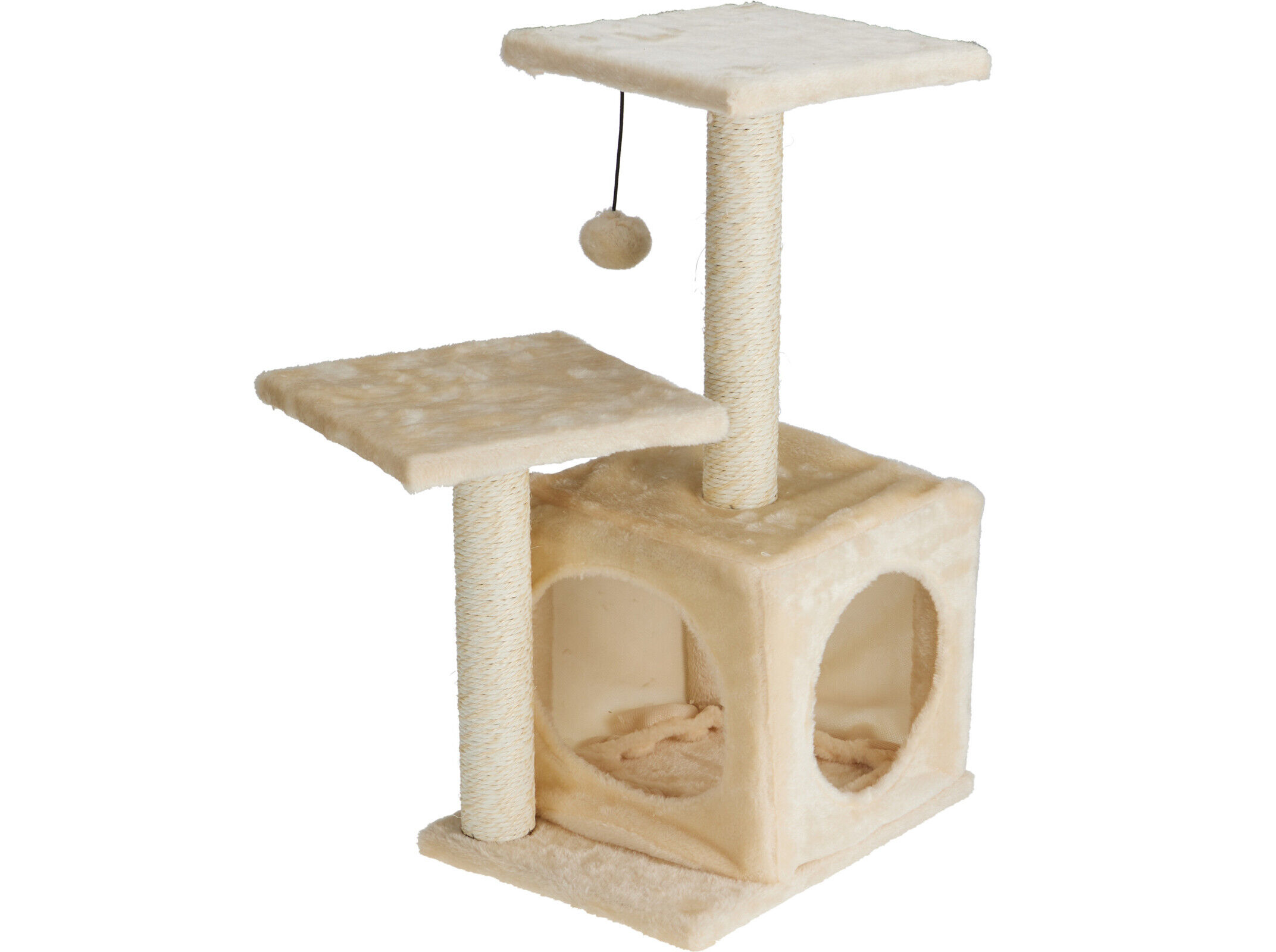 ARRANHADOR GATO CATS COLLECTION BEGE 35X27X61CM image number 1