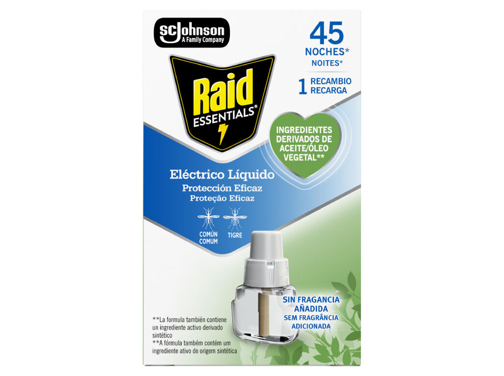 INSETICIDA EL&Eacute;CTRICO RAID ESSENTIALS REC 1UN image number 0