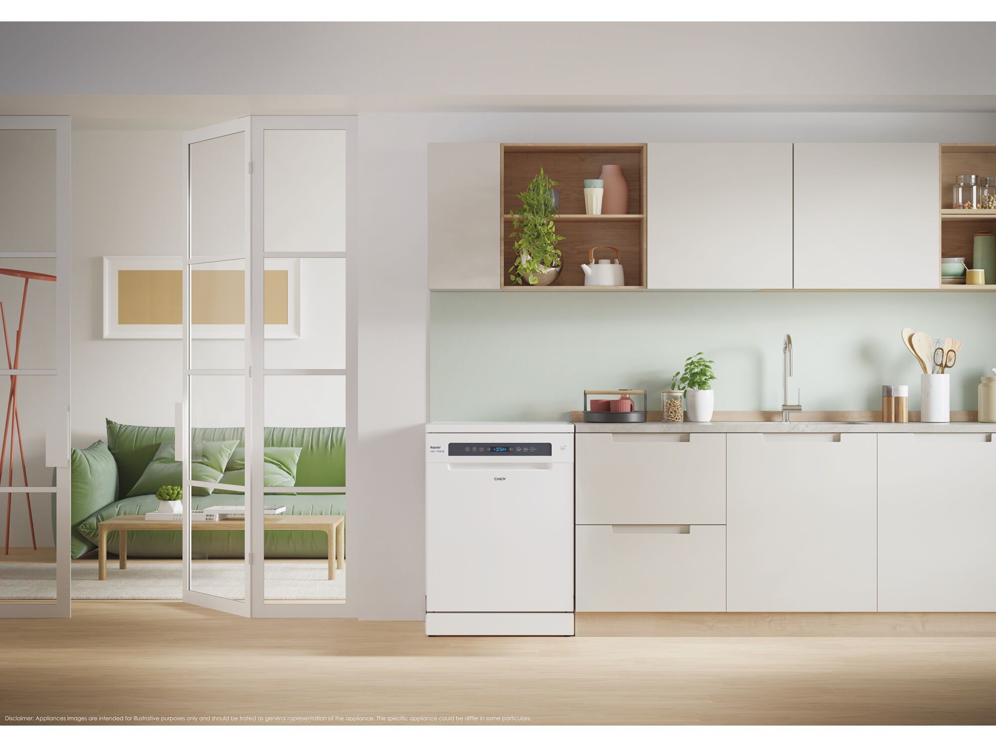 M&Aacute;QUINA LAVAR LOI&Ccedil;A CANDY CF 4B7F0W BRANCO B 14 CONJUNTOS image number 8