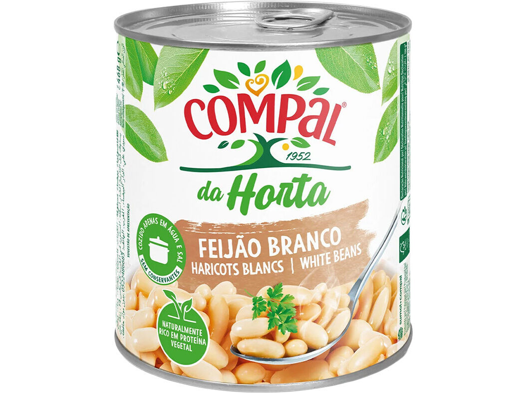 FEIJ&Atilde;O COMPAL DA HORTA BRANCO 845G image number 0