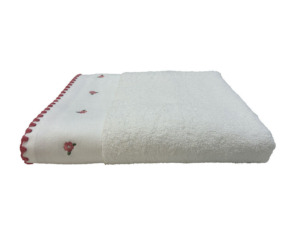 LEN&Ccedil;OL DE BANHO MUNDOTEXTIL BRANCA 100X150 CM