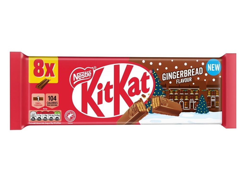 SNACK KITKAT GINGERBREAD 166G image number 0