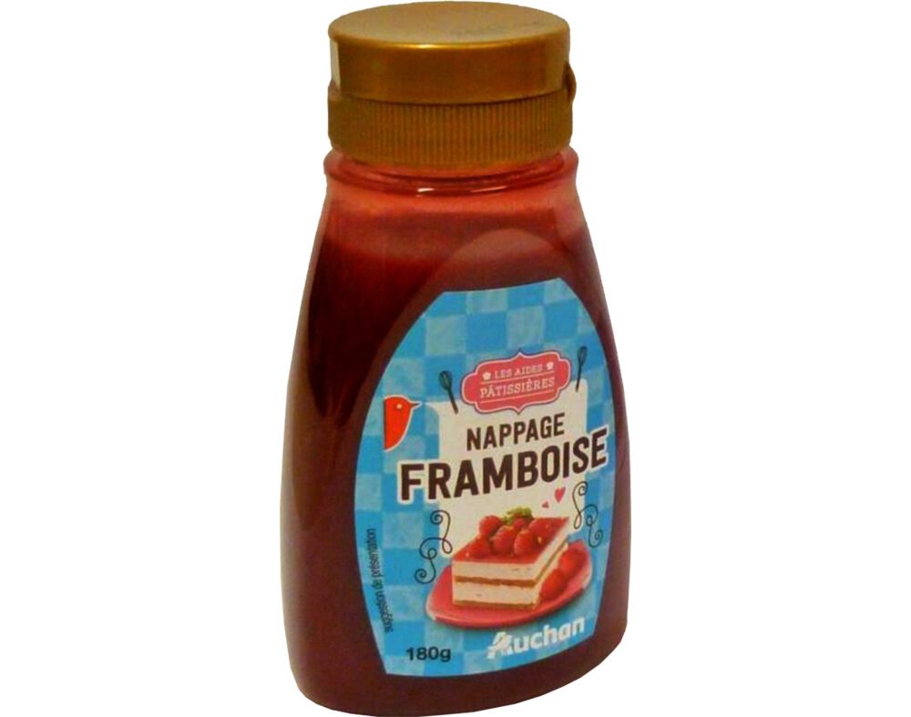 COBERTURA AUCHAN DE FRAMBOESA 180G