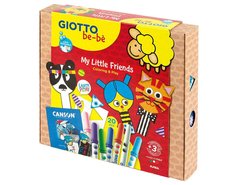 CONJUNTO CRIATIVO GIOTTO BE-B&Eacute; MY LITTLE FRIENDS