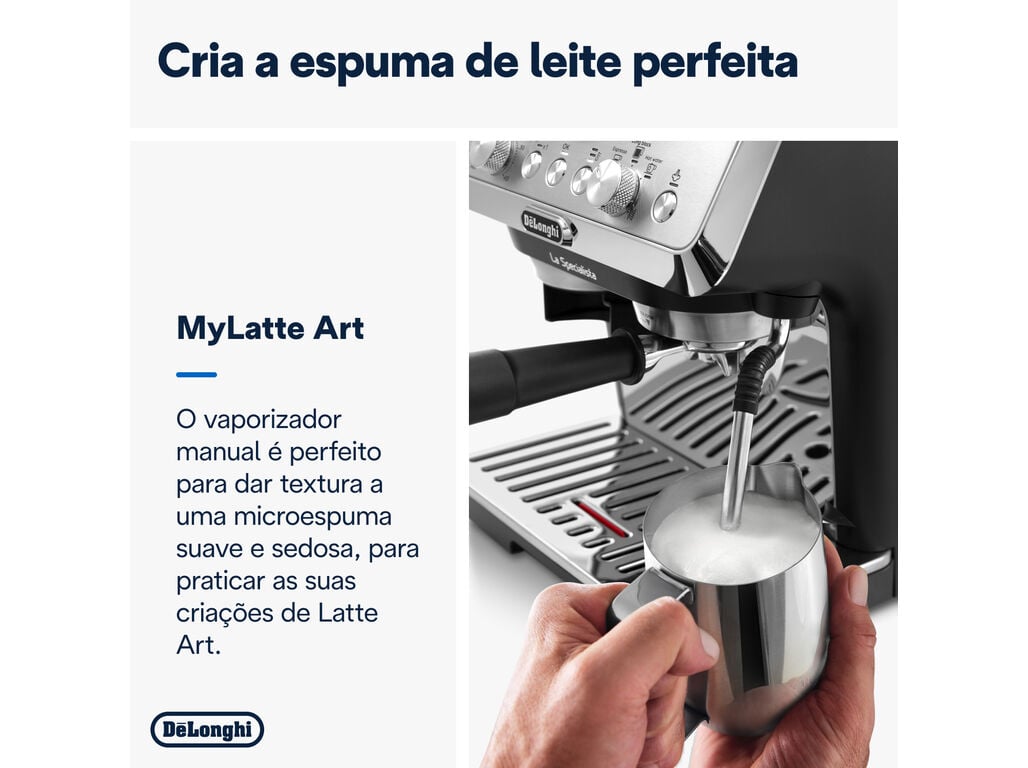 M&Aacute;QUINA DE CAF&Eacute; EXPRESSO MANUAL DELONGHI EC9155.MB LA SPECIALISTA ARTE image number 4