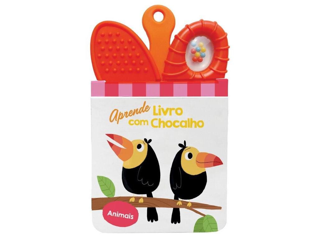 APRENDE - LIVRO COM CHOCALHO TUCANO - VERMELHO image number 0