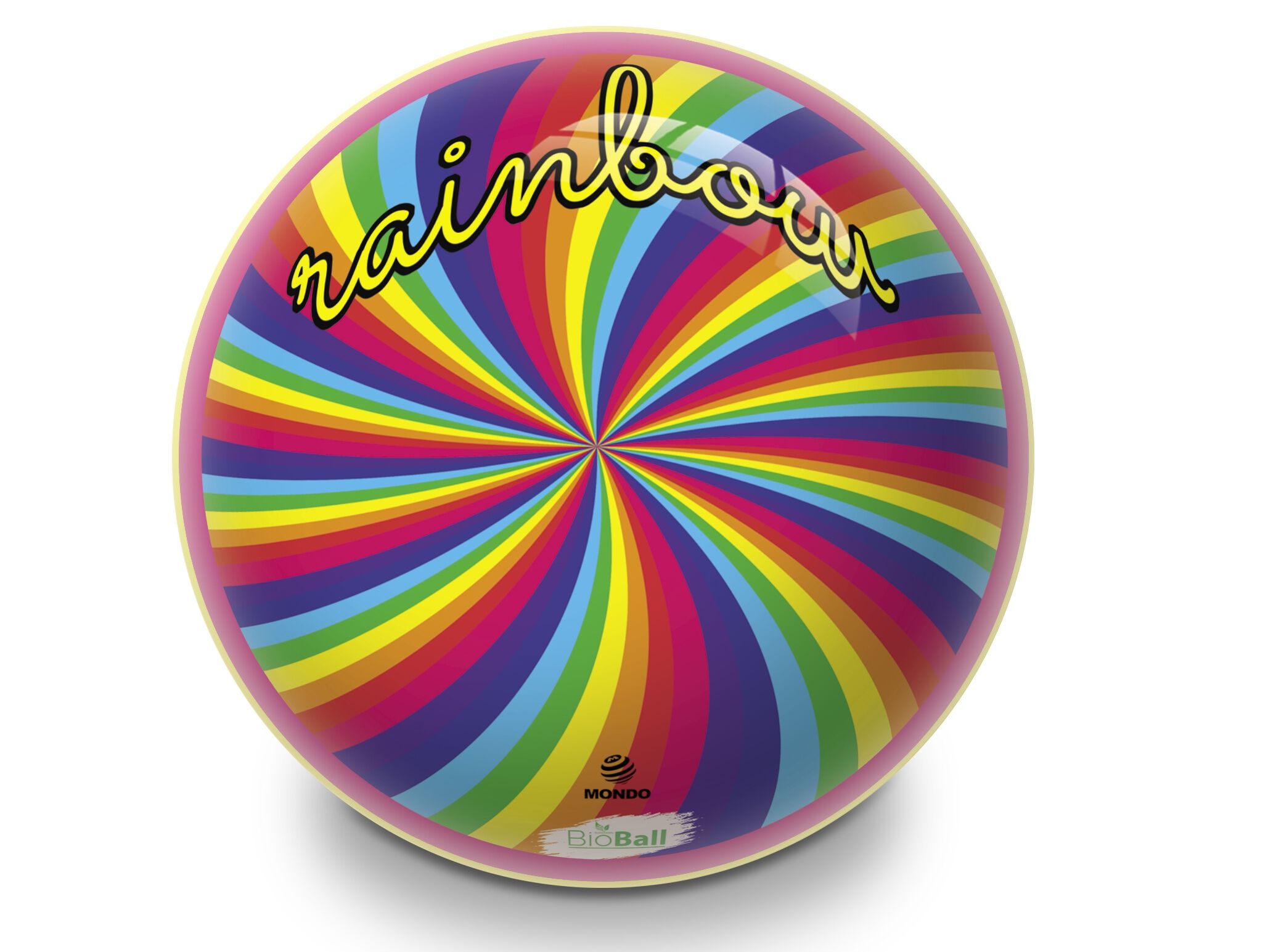 BOLA RAINBOW MONDO FLUO &Oslash;22CM image number 0