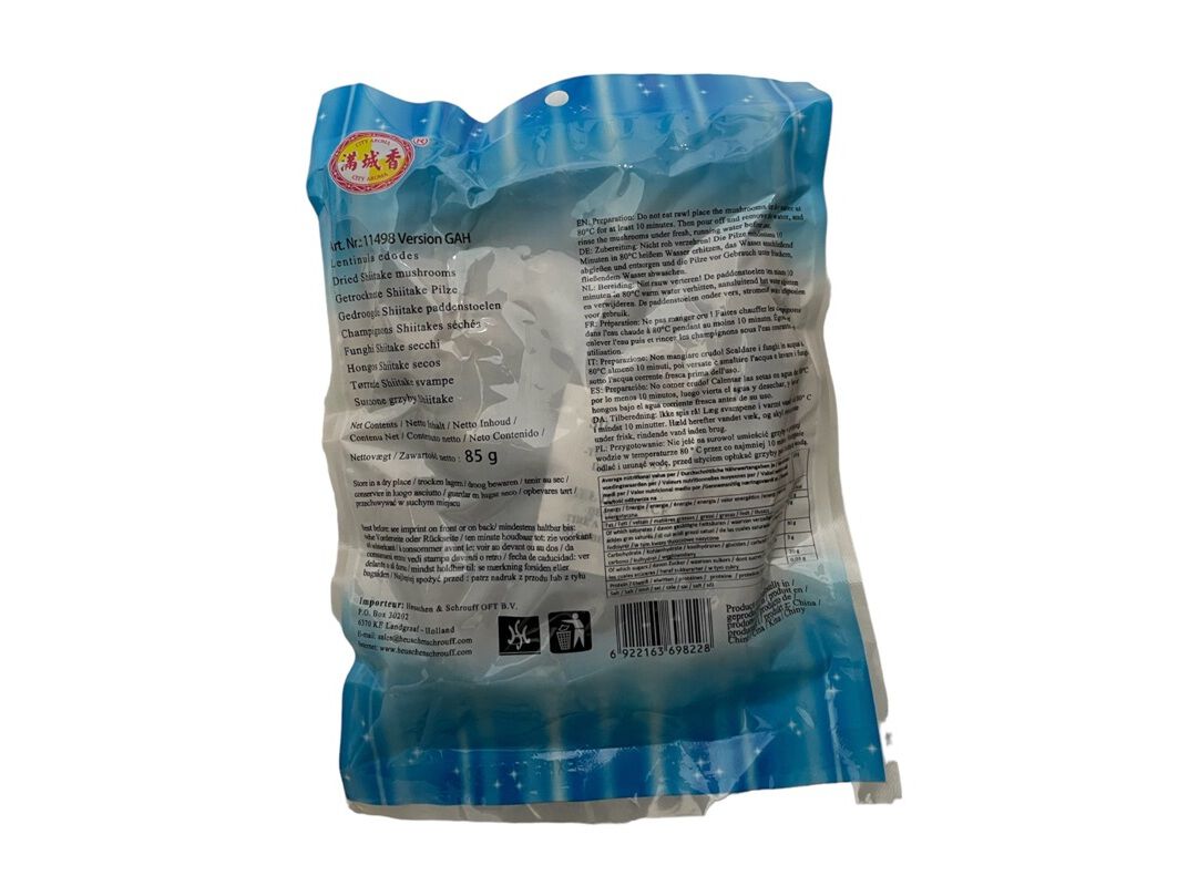 COGUMELOS SECOS CITY AROMA SHIITAKE 85G image number 1