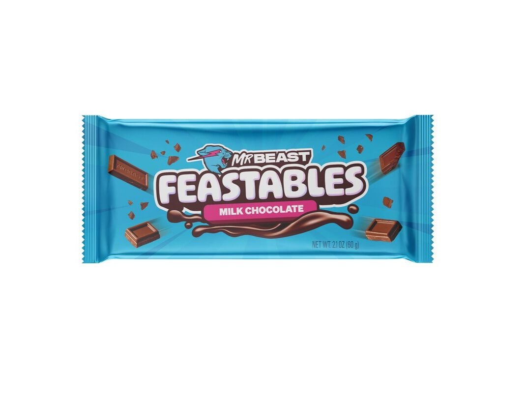 CHOCOLATE FEASTABLES MR. BEAST MILK CHOCOLATE 60G image number 0