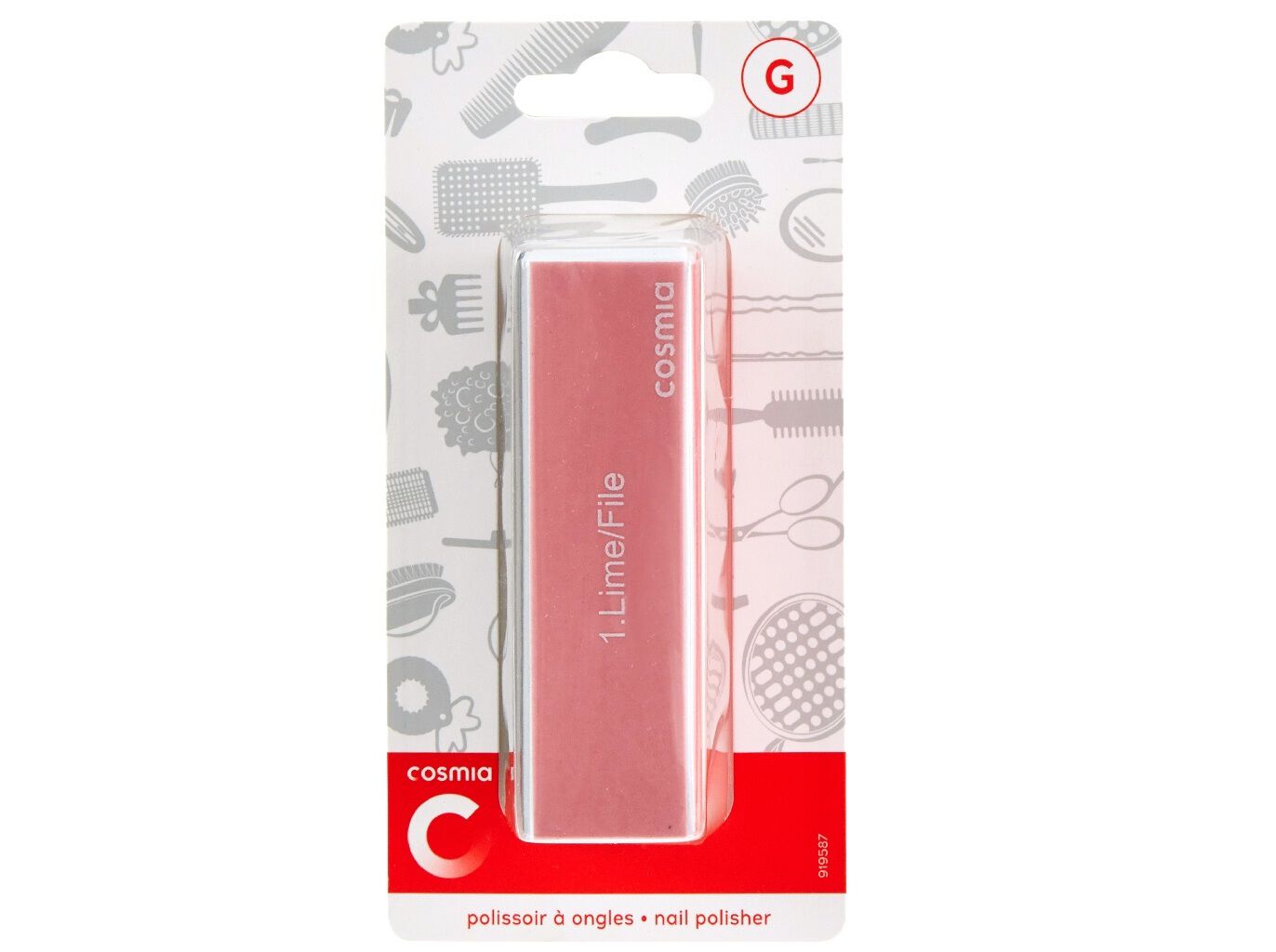 LIMA COSMIA PARA UNHAS 4 FACES image number 0